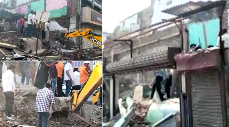 महाराष्ट्र के अमरावती में जर्जर इमारत ढही, 5 की मौत, दो की हालत गंभीर