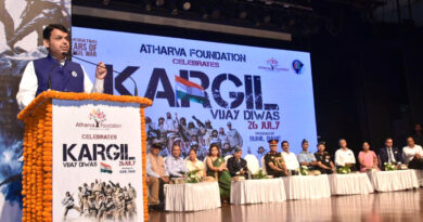 कारगिल विजय दिवस: 'अथर्व फाउंडेशन' ने मनाया ऑपरेशन विजय की २०वीं वर्षगांठ...