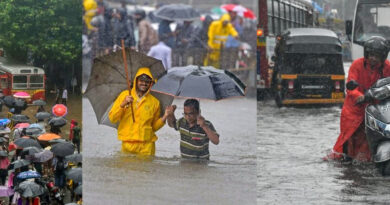 मुंबई में भारी बारिश, हाई टाइड की चेतावनी, घर से बाहर न निकलने की सलाह...