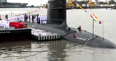 मुंबई: नौसेना में पनडुब्बी खंडेरी हुई शामिल, 300 किमी तक दुश्मन पर वार करने में सक्षम