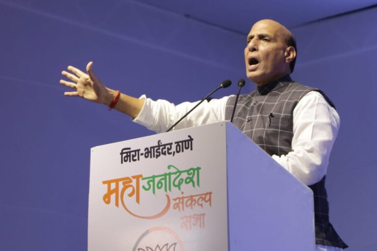 मुंबई: राजनाथ सिंह बोले- फडणवीस ही होंगे महाराष्ट्र के अगले CM