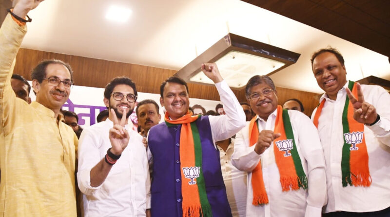 महाराष्ट्र विधानसभा चुनाव: बागियों को संदेश दे बीजेपी-शिवसेना ने किया गठबंधन का औपचारिक ऐलान