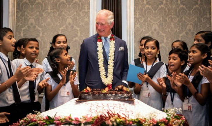 मुंबई: ब्रिटेन के प्रिंस चार्ल्स ने ताज होटल में 20 स्कूली बच्चों के साथ मनाया 71वां जन्मदिन