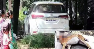 मुंबई: सांसद की कार ने हिरण को कुचला, ड्राइवर के खिलाफ केस दर्ज