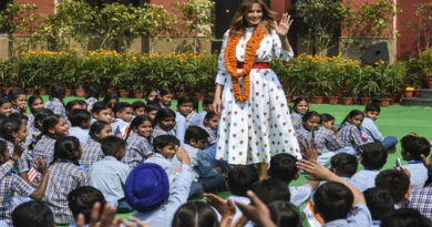दिल्ली: मेलानिया ट्रंप ने बच्चों के सवालों का कुछ यूं दिया जवाब...