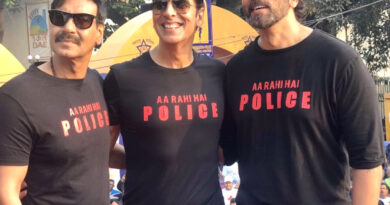 महाराष्ट्र पुलिस मैराथन में शामिल हुए अक्षय, अजय और रोहित शेट्टी