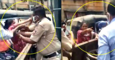 लॉकडाउन: सब्जी बेचने से रोकने पर महिला ने पुलिस से की हाथापाई!