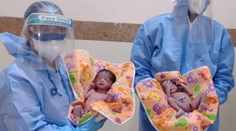 कोरोना संक्रमित महिला ने दिया जुड़वा बच्चों को जन्म, एक पॉजिटिव, दूसरा नेगेटिव