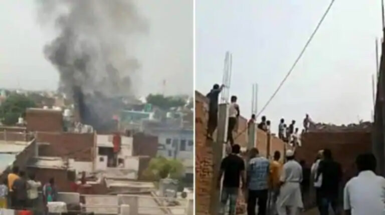 UP: आगरा में पटाखा गोदाम में भीषण विस्फोट, तीन की मौत, कई घायल