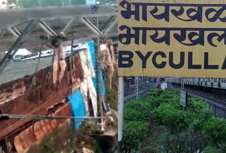 मुंबई: बिजली के खंबे पर चढ़ा युवक, हालत गंभीर