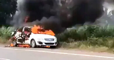 महाराष्ट्र: NCP नेता संजय शिंदे की गाड़ी में शॉर्ट सर्किट से लगी आग, जिंदा जले, हुई मौत!