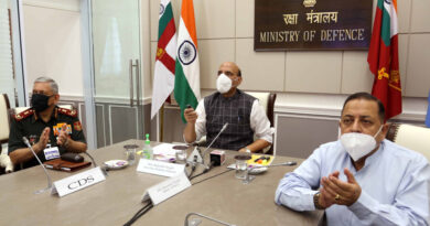 रक्षा मंत्री राजनाथ सिंह ने किया 44 पुलों का एक साथ उद्घाटन