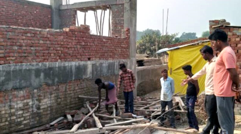 जौनपुर: फायर ब्रिगेड के निर्माणाधीन भवन का बारजा गिरने से बालक की मौत!