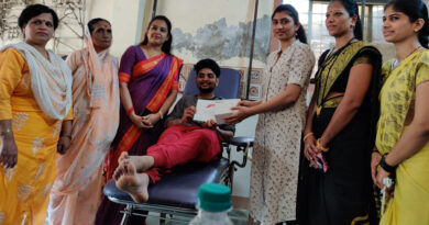 भांडुप की संस्था 'लोकशाही फाउंडेशन' ने किया रक्तदान शिविर का आयोजन
