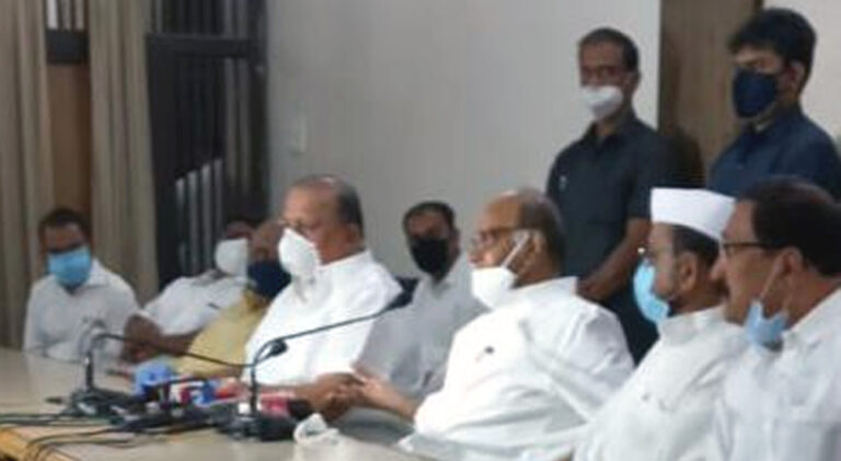 पवार बोले- किसान आंदोलन को समर्थन देगी महाविकास आघाडी, मुख्यमंत्री की अध्यक्षता में होगी बैठक