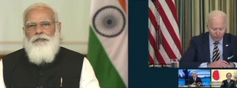 क्वाड सम्मेलन में पीएम मोदी बोले- हम सब लोकतांत्रिक मूल्यों के कारण एकजुट हैं