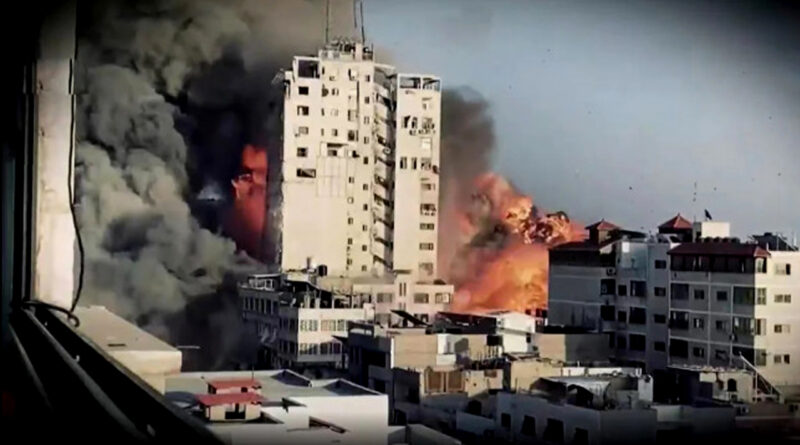 इजराइल का खूनी बदला: हमास की 13 मंजिला इमारत को उड़ाया, अब तक 83 की मौत