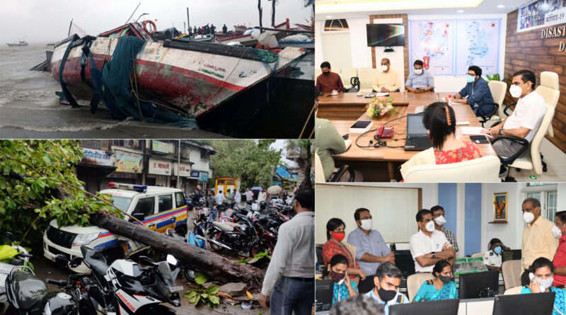 मुंबई में तबाही के बाद गुजरात से टकराया तौकते, कंट्रोल रूम पहुंचकर सीएम रुपाणी ने लिया स्थिति का जायजा