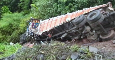 इगतपुरी: बेकाबू ट्रक गहरी खाई में गिरा, चालक की मौत, तीन की हालत गंभीर