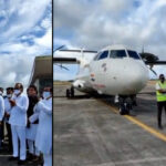 सिंधुदुर्ग एयरपोर्ट से प्रस्थान करने वाली पहली हवाई उड़ान को झंडी दिखते हुए सीएम उद्धव ठाकरे