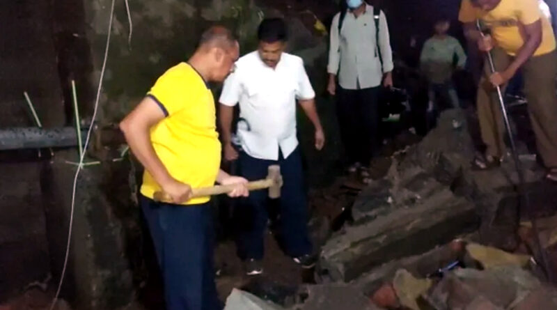 ठाणे में दीवार गिरने से 2 लोगों की मौत! कई मकान भी हुए क्षतिग्रस्त