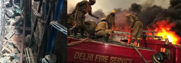 दिल्ली के आजादपुर में रसोई गैस सिलेंडर फटने से 17 घायल, 5 मकान गिरे