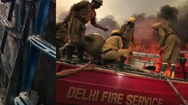 दिल्ली के आजादपुर में रसोई गैस सिलेंडर फटने से 17 घायल, 5 मकान गिरे