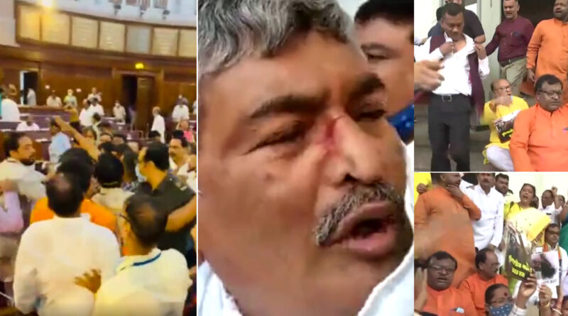 बंगाल विधानसभा में जंग: बीरभूम हिंसा पर BJP और TMC विधायकों के बीच सदन में मारपीट, घायल टीएमसी विधायक अस्पताल में भर्ती