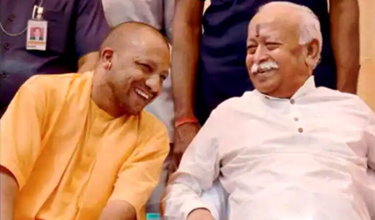 RSS चीफ मोहन भागवत ने की सीएम योगी से मुलाकात