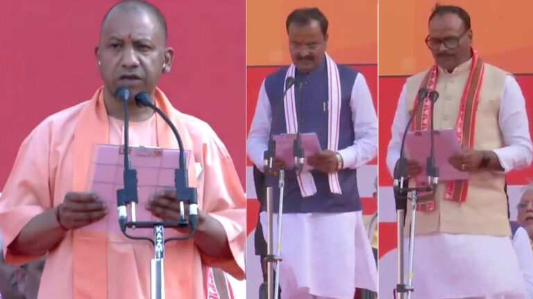 योगी आदित्यनाथ ने दोबारा ली यूपी के सीएम पद की शपथ, पीएम मोदी ने दी बधाई!