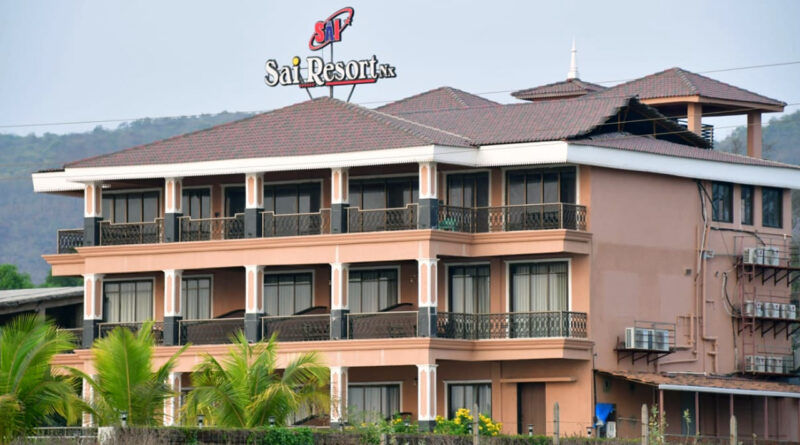 दापोली स्थित 'साईं रिसोर्ट एनएक्स', जिसे भाजपा नेता किरीट सोमैया अवैध होटल बता रहे हैं