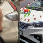 छत्तीसगढ़ में दूल्हे की गाड़ी से घूमने गए तीन दोस्तों की मौके पर मौत! 3 गंभीर रुप से घायल; गेंद की तरह पलटी गाड़ी