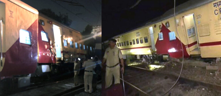मुंबई के माटुंगा में एक ही ट्रैक पर आई दो ट्रेनें, पटरी से उतरी 3 बोगियां, कोई हताहत नहीं