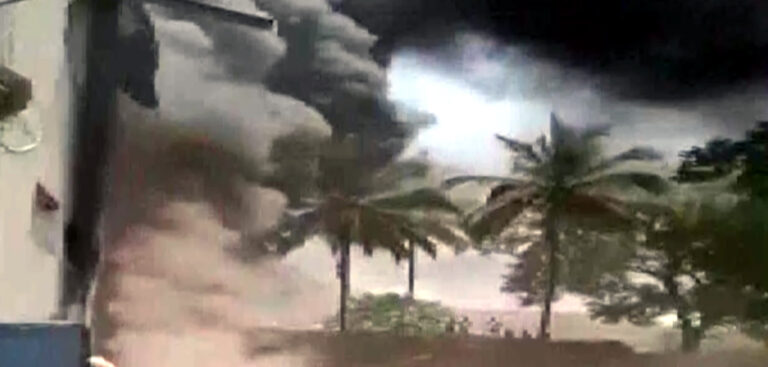 नालासोपारा के गोदाम में लगी भीषण आग; किसी के घायल होने की सूचना नहीं