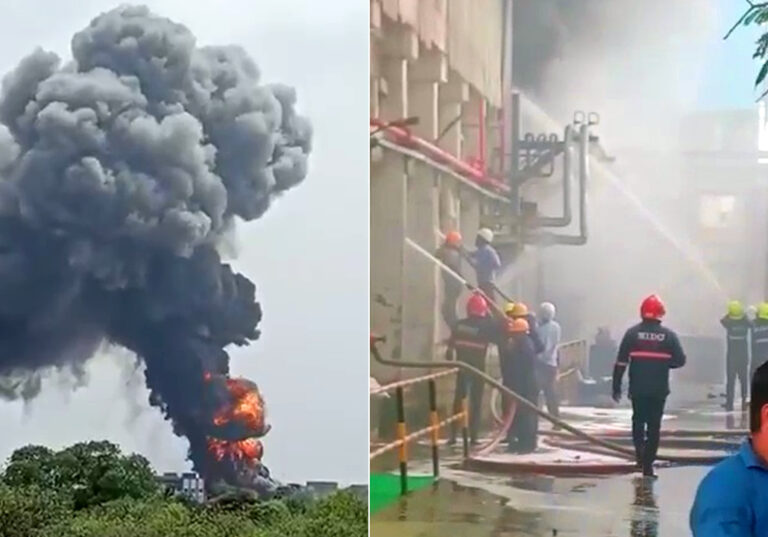 पालघर केमिकल फैक्ट्री में भीषण आग: मैनेजर की मौत; फैक्ट्री जलकर हुई ख़ाक!