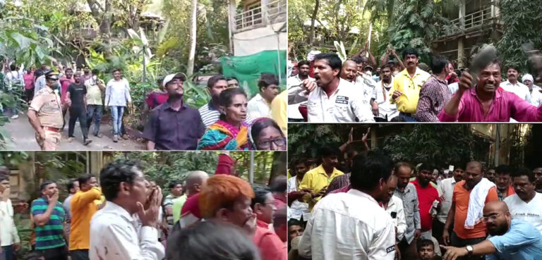 मुंबई में एसटी कर्मचारियों ने शरद पवार के घर पर किया पथराव; जूते-चप्पल भी फेंके!