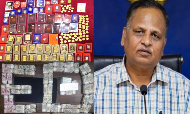 दिल्ली के मंत्री सत्येंद्र जैन के करीबियों के यहां ED ने की छापेमारी, 2.85 करोड़ कैश और सोने के बिस्किट व सिक्के बरामद!