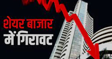 शेयर बाजार में लगातार छठे दिन गिरावट, Sensex 135 अंक टूटा, Nifty 15,300 के नीचे फिसला