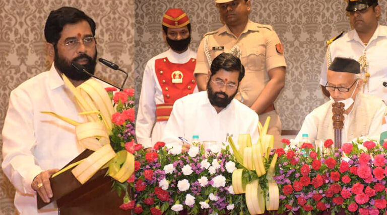 एकनाथ शिंदे बने महाराष्ट्र के नए सीएम, देवेंद्र फडणवीस उपमुख्यमंत्री