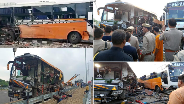 UP: बाराबंकी में पूर्वाचल एक्सप्रेसवे पर बस पलटी, आठ लोगों की मौत! दर्जनों से ज्यादा घायल