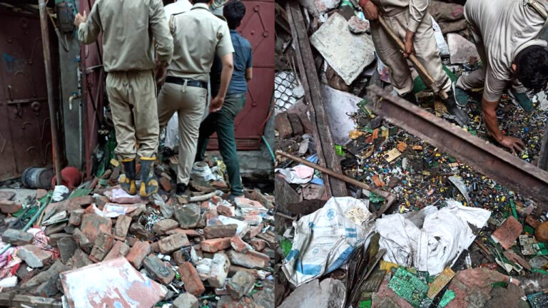 दिल्ली के दयालपुर इलाके में भरभराकर गिरा दो मंजिला मकान, एक की मौत! आठ लोग घायल