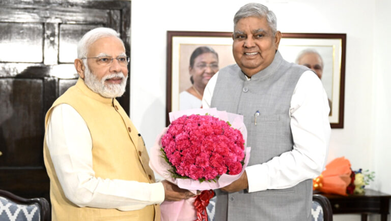 जगदीप धनखड़ होंगे देश के नए उपराष्ट्रपति, 11 अगस्त को संभालेंगे कार्यभार