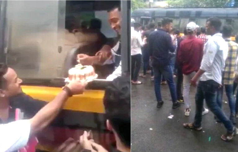 गैंगस्टर ने पुलिस वैन में केक काटकर मनाया जन्मदिन, VIDEO वायरल हुआ तो नपे पुलिसवाले