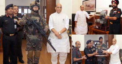 रक्षा मंत्री राजनाथ ने सेना को सौंपे 'निपुण' समेत कई अहम् हथियार, आर्मी किसी भी खतरे से निपटने को तैयार