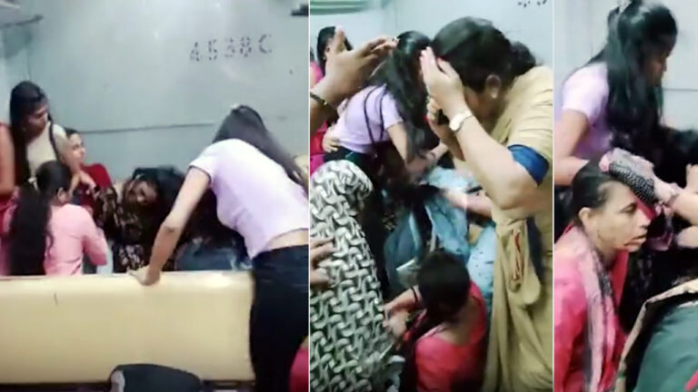 मुंबई लोकल में 'सीट' को लेकर महिलाओं का दंगल; मारपीट के बीच में बचाव कर रही महिला पुलिसकर्मी हुई घायल