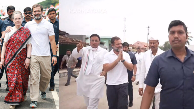 'भारत जोड़ो यात्रा' में शामिल हुईं सोनिया, राहुल के साथ की पदयात्रा