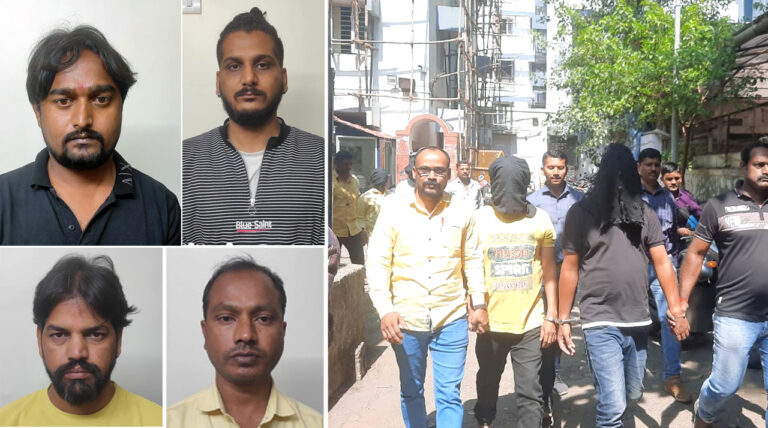 मुंबई से अगवा किये गए व्यक्ति को पुलिस ने कराया रेस्क्यू; गुजरात से चार आरोपियों को किया गिरफ्तार