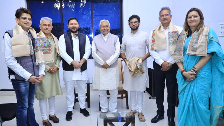 आदित्य ठाकरे ने पटना जाकर की तेजस्वी और नीतीश से मुलाकात
