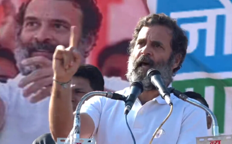 राहुल गांधी बोले- भाजपा पहले डर फैलाती है, फिर इसे हिंसा में बदल देती है…