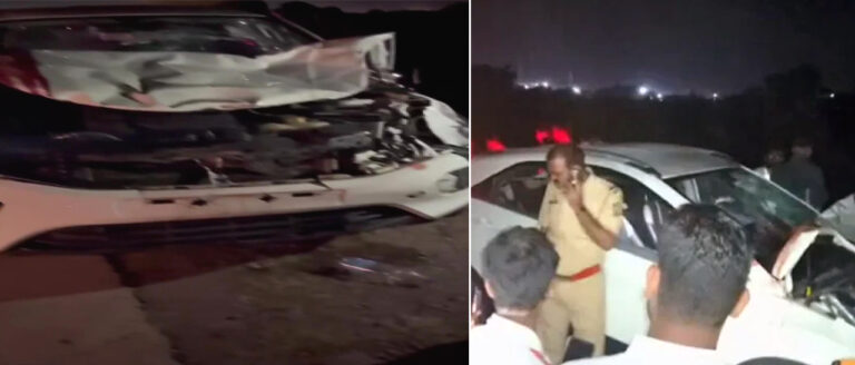 भगवान विट्ठल के दर्शन को जा रहे सात श्रद्धालुओं को तेज रफ्तार कार ने कुचला, मौत! सीएम ने किया ५ लाख रुपये देने की घोषणा